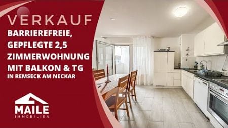 VERKAUF | Barrierefreie, gepflegte 2,5 Zimmerwohnung mit Balkon und TG