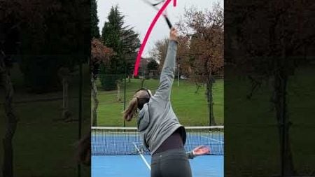 Here is how you swing for a #tennis #kickserve