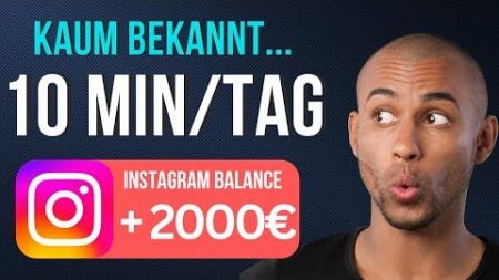 Online Geld verdienen mit Instagram - So hat Meta mir +2000€ in 3 Tagen gezahlt💵