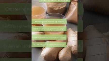 Gember: Ginger (Zingiber Officinale) #gezondheid #botanica #natural #gezondheidshack #tea#gember