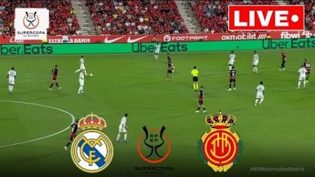 🔴LIVE : Real Madrid vs Mallorca | Super Cup Semi-final 2025 | Match Live Now