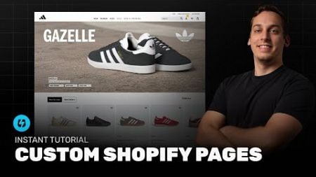 Design a Custom Shopify Page using Instant (Full Build Tutorial)