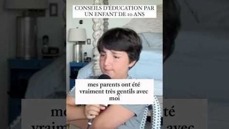 CONSEIL D’EDUCATION D’UN ENFANT DE 10 ANS #santementale #psychologie #developpementpersonnel