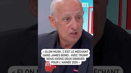 Jean-Michel Aphatie : &quot;Elon Musk, c&#39;est le méchant dans James Bond&quot;