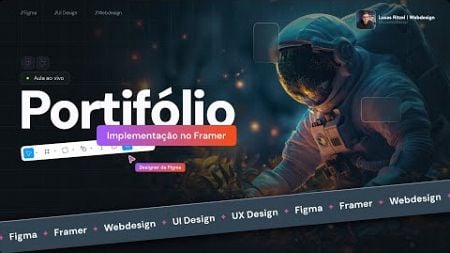 🔥AULA AO VIVO🔥 - Implementando Website/Portifólio no Framer | Figma + Framer landing page | #aula 2