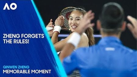 Zheng Qinwen Forgets the Let Rule in Fast4 Tennis! | Australian Open 2025