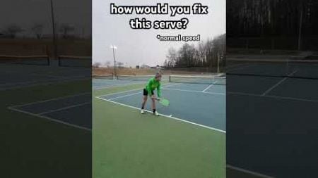 needs to be more consistent #tennis #topspintwins #serve