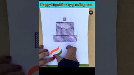 DIY Happy Republic day greeting card #subscribe #diy #art #craft #viralvideo @5MinuteCraftsYouTube