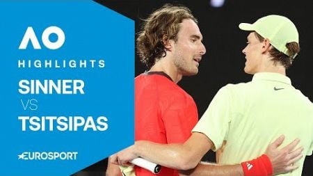 Jannik Sinner vs Stefanos Tsitsipas | Australian Open Charity Match 2025 Highlights 🇦🇺