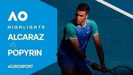 Carlos Alcaraz vs Alexei Popyrin | Australian Open Charity Match 2025 Highlights 🇦🇺