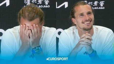 &#39;Is that a good answer?&#39; - Novak Djokovic gatecrashes Alexander Zverev press conference! 🤣 #AusOpen