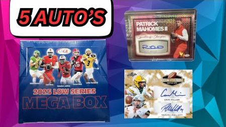 NEW!🔥 5 AUTO’s! 2025 SAGE LOW SERIES MEGA BOX!