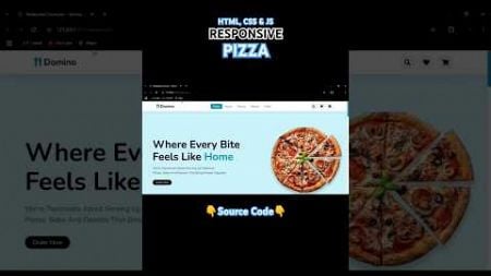 Responsive Pizza Website #html #css #javascript #responsivedesign #webdesign #webdevelopment #pizza