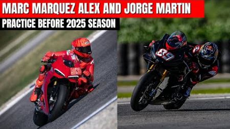 Marc Marquez, Alex Marquez, and Jorge Martin Gear Up for MotoGP 2025