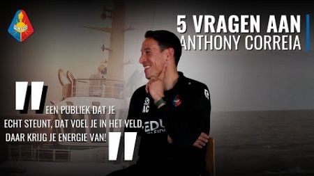 &#39;Attractief en energiek voetbal, daar ben ik voor gemaakt&#39; | VIJF VRAGEN AAN... Anthony Correia