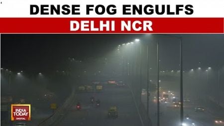 Dense Fog Engulfs Delhi NCR: Flight Operations Affected, Accident On Highway | India Today News