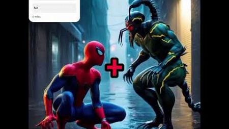 Spiderman and scorpion hybrade picture proped #shorts #environment