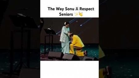 Sonu Nigam’s respect for seniors defines true humility #legend #music #sonunigam